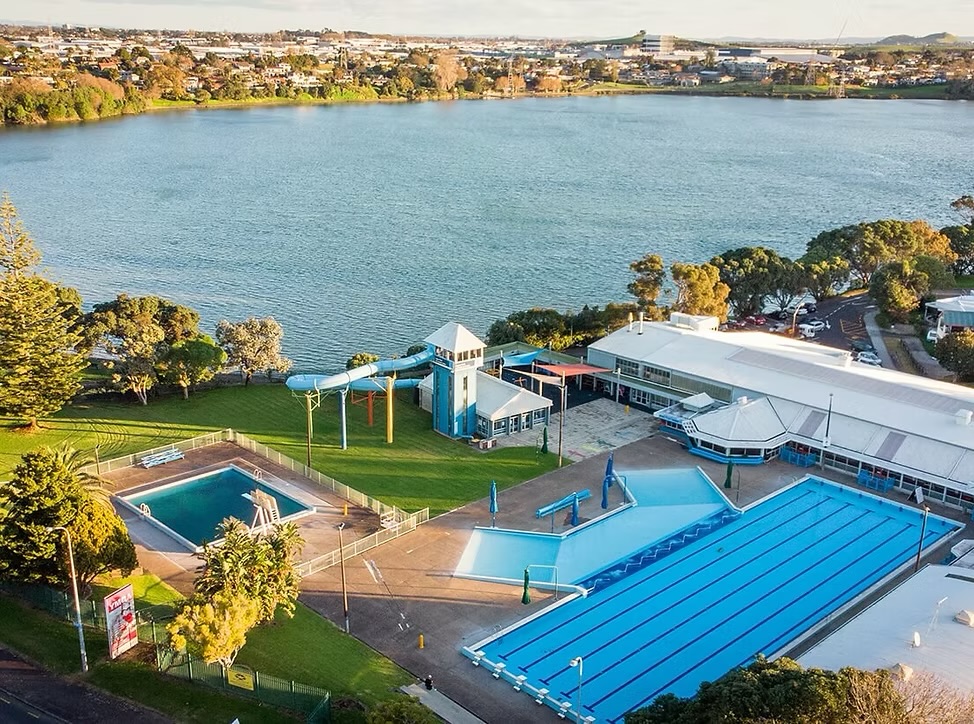 Panmure clinic — Lagoon Pools, stunning waterfront location